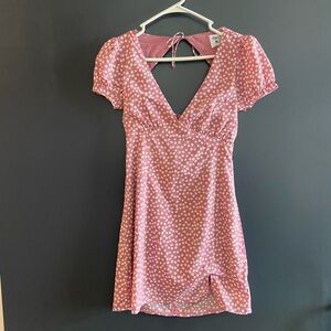 Princess Polly Pink and White Mini Dress